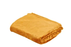 CASA Flanella Manta Amarillo Oscuro Online