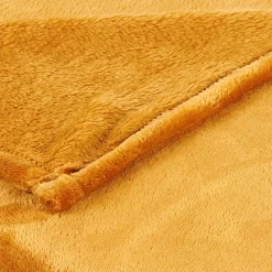 CASA Flanella Manta Amarillo Oscuro Outlet