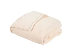 CASA Flanella Manta Blanco Discount