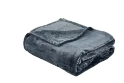 CASA Flanella Manta Gris Outlet