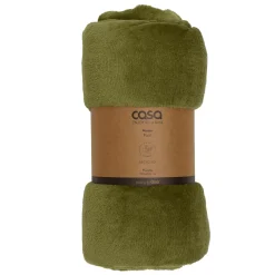 CASA Flanella Manta Verde Clearance