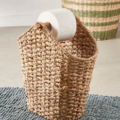 CASA Flores Soporte Rollos Wc Revistero Natural Sale