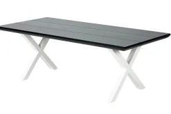 CASA Formax Mesa De Jardín Con Patas En X Negro/Blanco Online
