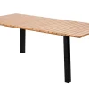CASA Formax Mesa De Jardín Con Patas Natural/Negro Best
