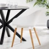 CASA Fray Sillas De Comedor Blanco/Natural Hot