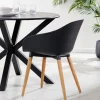 CASA Fray Sillas De Comedor Negro/Natural Discount