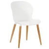 CASA Frida Silla De Concha Blanca/Natural Outlet