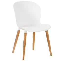 CASA Frida Silla De Concha Blanca/Natural Outlet