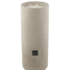 CASA Fuego Vela Led Solar Gris Claro Best