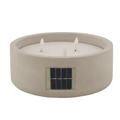 CASA Fuego Vela Led Solar Gris Claro Clearance