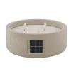 CASA Fuego Vela Led Solar Gris Claro Best