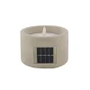 CASA Fuego Vela Led Solar Gris Claro Outlet