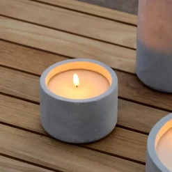 CASA Fuego Vela Led Solar Gris Claro Outlet