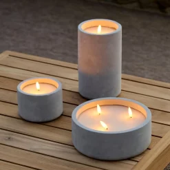 CASA Fuego Vela Led Solar Gris Claro Best
