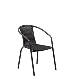 CASA Gerona Silla Apilable Negro Clearance