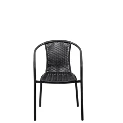 CASA Gerona Silla Apilable Negro Clearance