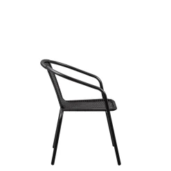 CASA Gerona Silla Apilable Negro Clearance
