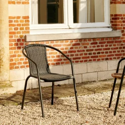 CASA Gerona Silla Apilable Negro Clearance