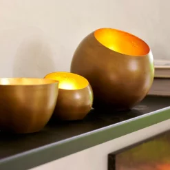CASA Gimini Soporte Para Vela Pequena Cobrizo Best