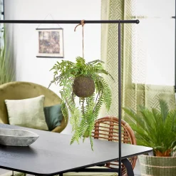 CASA Greenery Macetero Colgante Con Helecho Verde Best