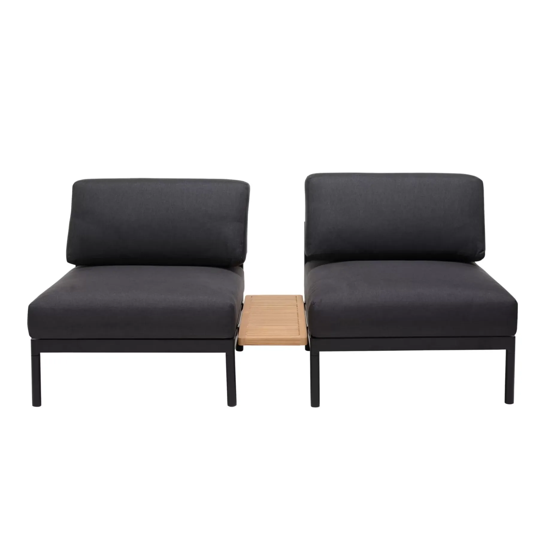 CASA Hanna Lounge Mesa Auxiliar Negro, Natural Online
