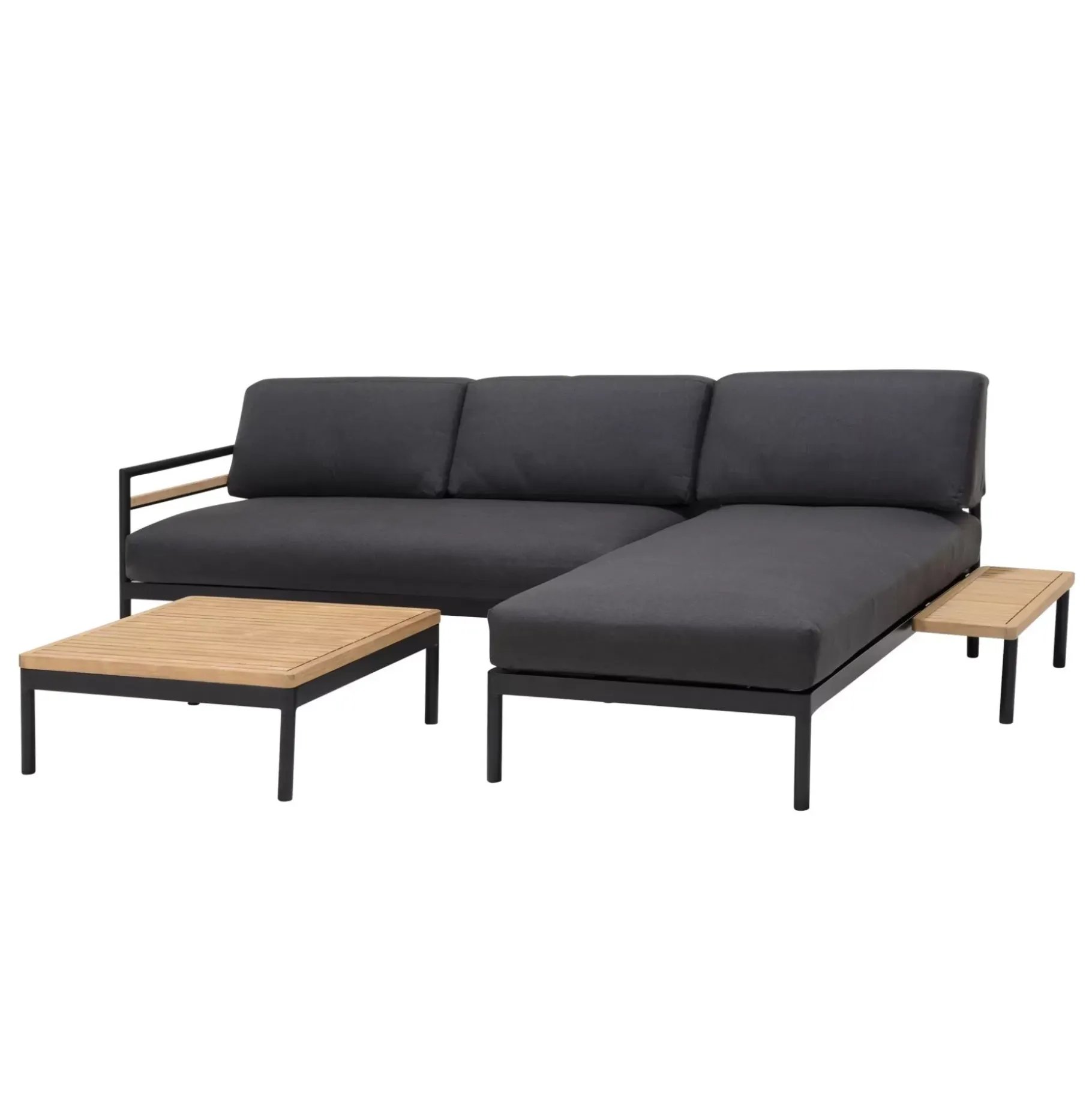 CASA Hanna Lounge Mesa Auxiliar Negro, Natural Online