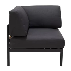 CASA Hanna Lounge Silla Esquinera Negro