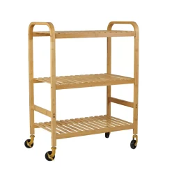 CASA Helge Estanteria Con Rueda Natural Best