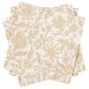 CASA Henna Flower Paquete De 20 Servilletas Rojo, Beis Outlet