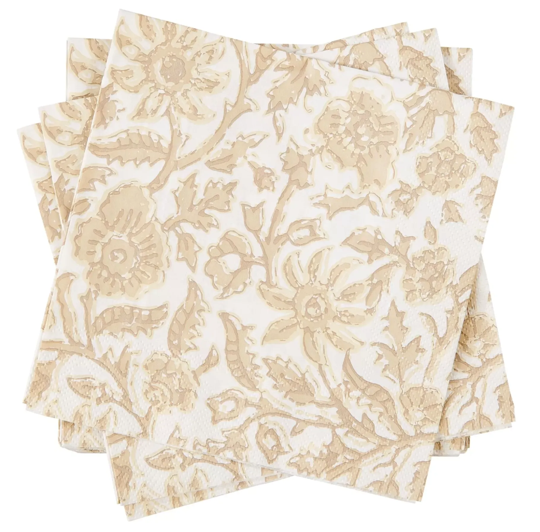 CASA Henna Flower Paquete De 20 Servilletas Rojo, Beis Outlet