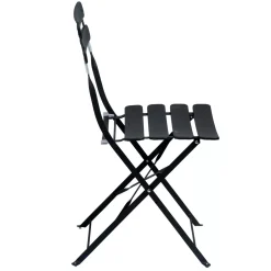 CASA Imperial Silla Plegable Negro New