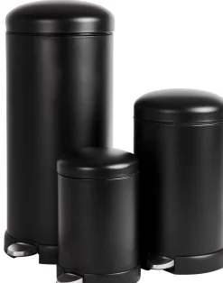 CASA Industria Cubo De Pedal 27 L Negro New