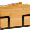 CASA Industria J/Tablas Para Cortar En Soporte Negro, Natural