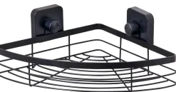 CASA Industria Rinconera Para Ducha Con Ventosas Negro Discount