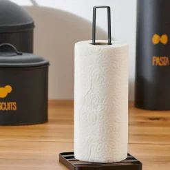 CASA Industria Soporte De Papel De Cocina Negro Best