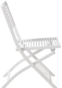 CASA Jesse Silla Plegable Blanco, Beis