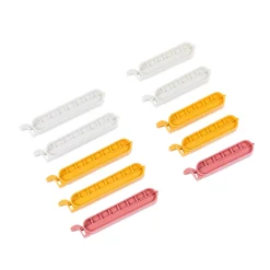 CASA Klipper Clips De Cierre Juego De 10 Mezcla De Colores Gris, Amarillo Oscuro, Terracota Online