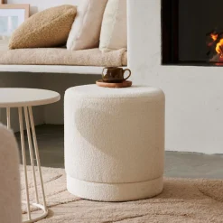 CASA Lance Puf Blanco Discount