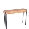 CASA Lanon Consola Negro, Natural Outlet