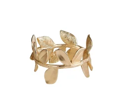 CASA Leafs Anillo/Servilleta Dorado Clearance