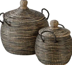 CASA Leo Cesta Lujo Negro, Natural Hot