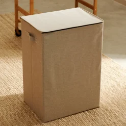 CASA Linolux Cesta Para Colada De Lujo Beis Clearance
