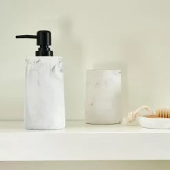 CASA Luna Soporte Para Cepillo Dientes Aspecto De Marmol Discount