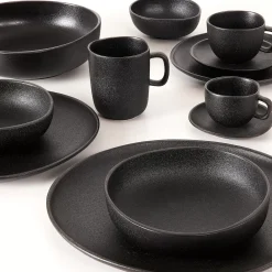 CASA Magma Taza Y Plato Tacita Negro Best