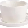 CASA Marea Taza Y Plato Blanco New
