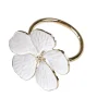 CASA Marguerite Anillo Servilleta Blanco New