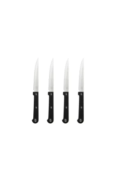 CASA Masterchef Juego De 4 Cuchillos Carne Negro Best
