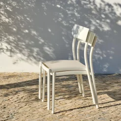 CASA Mavas Silla Apilable Blanco Hot