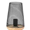 CASA Mesh Lampara De Mesa Negro
