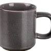 CASA Mineral Graphite Taza Con Asa Gris New